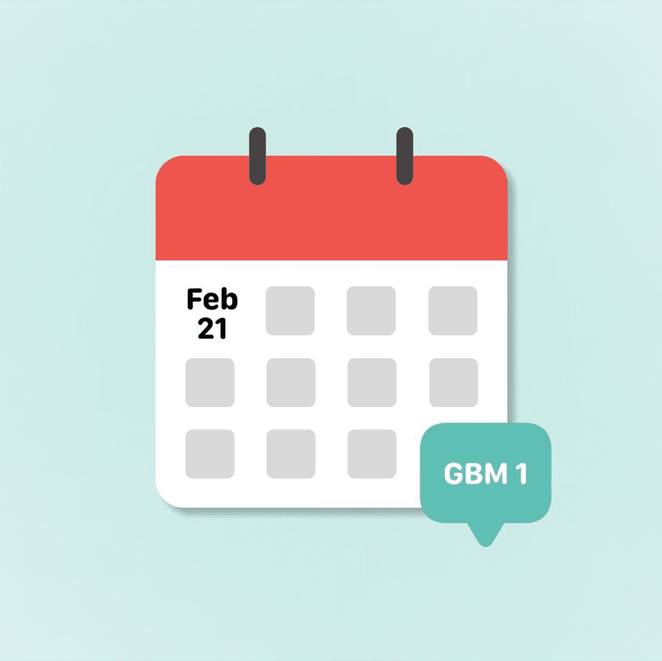 GBM Schedule